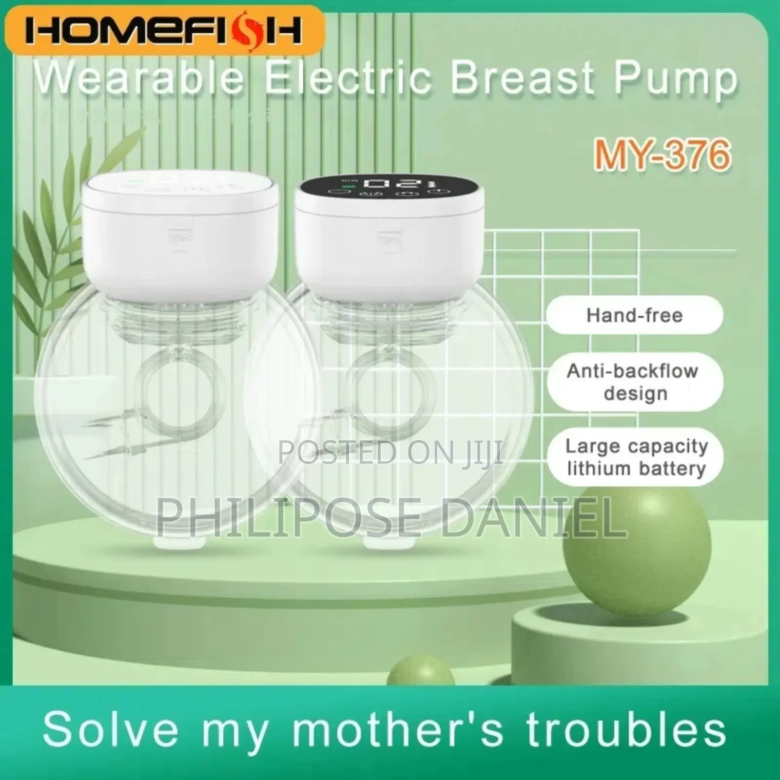 Wearable Electric Breast Pump