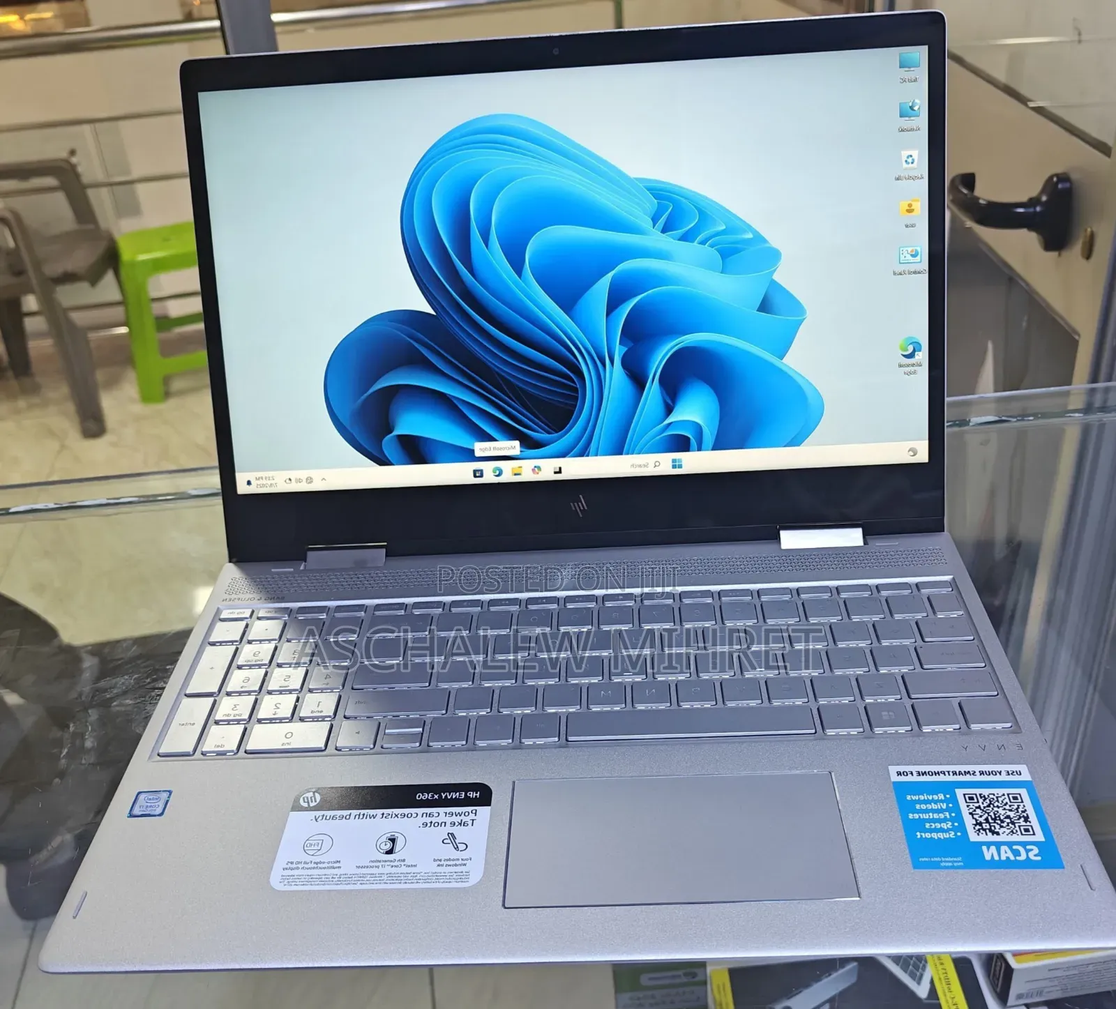 New Laptop HP Envy X360 16GB Intel Core I7 SSD 512GB