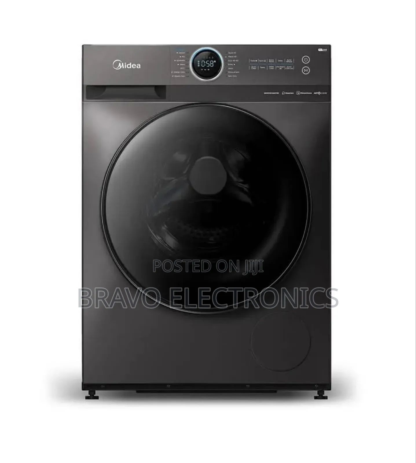 Midea 12kg Front Load Full Automatic Washing Machine – Smart