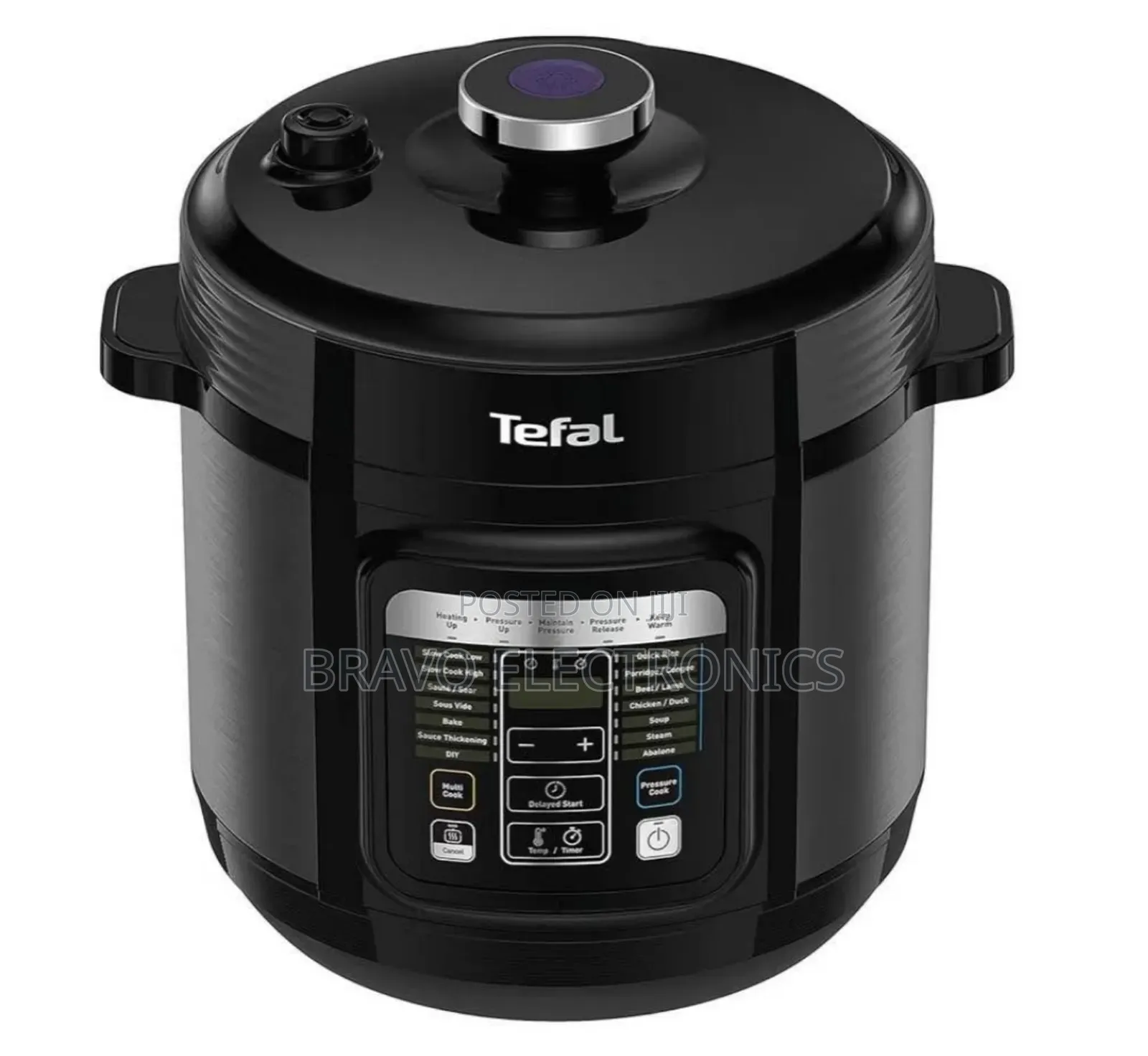 Tefal Pressure Cooker 6 Liter – Fast, Safe Healthy Cooking!