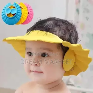 የጆሮ መሸፈኛ ያለው Baby Shower Cap
