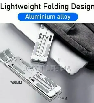 Foldable Height Adjustable Metal Frame Laptop Stand