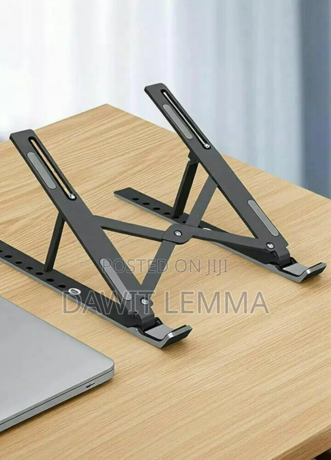 Foldable Height Adjustable Metal Frame Laptop Stand