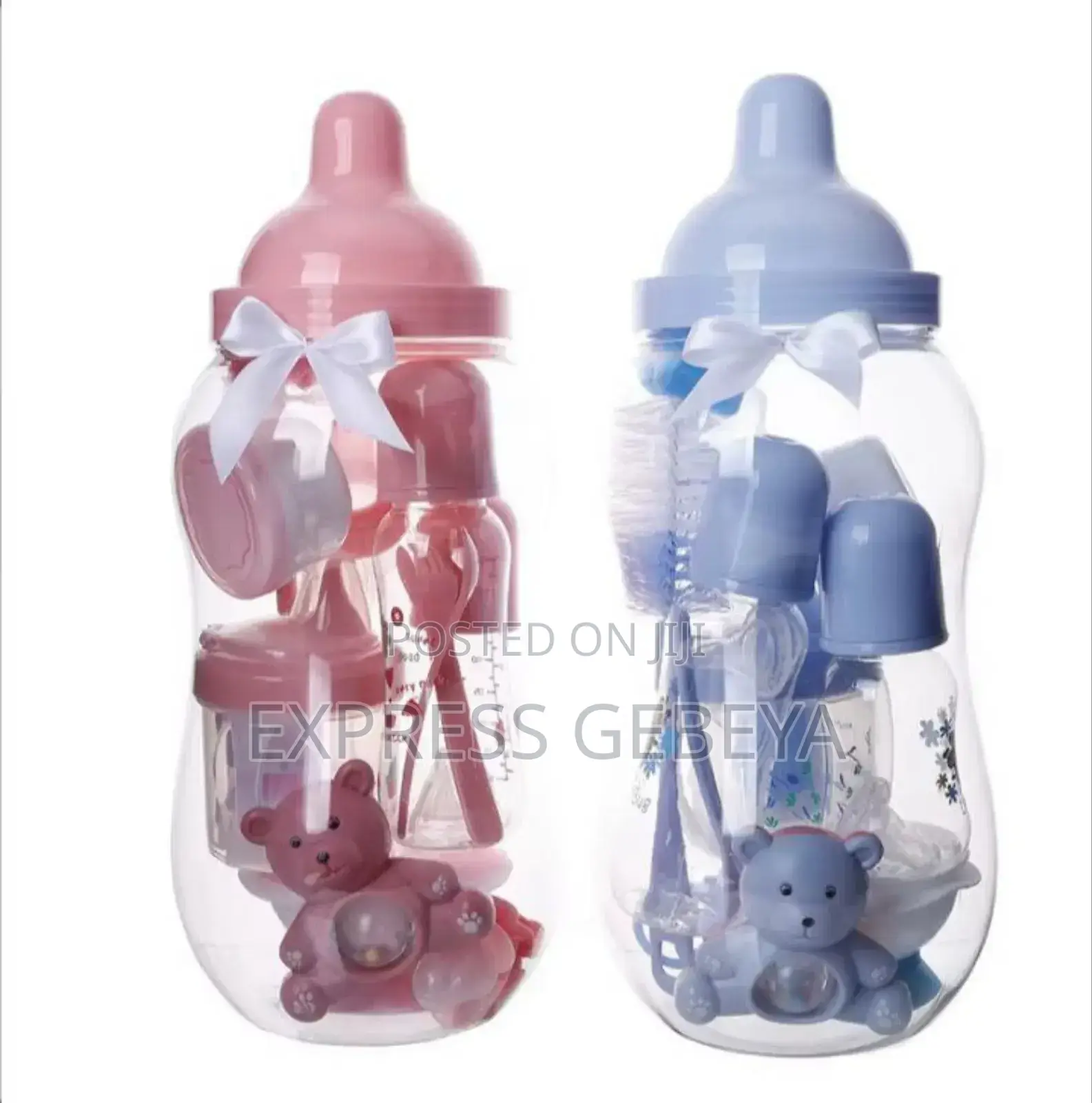 Big Boss 12 PCS Baby Bank ሶስት ጡጦዎችን የያዘ ለስጦታ የሚመች ሁሉን በ አንድ የያዘ