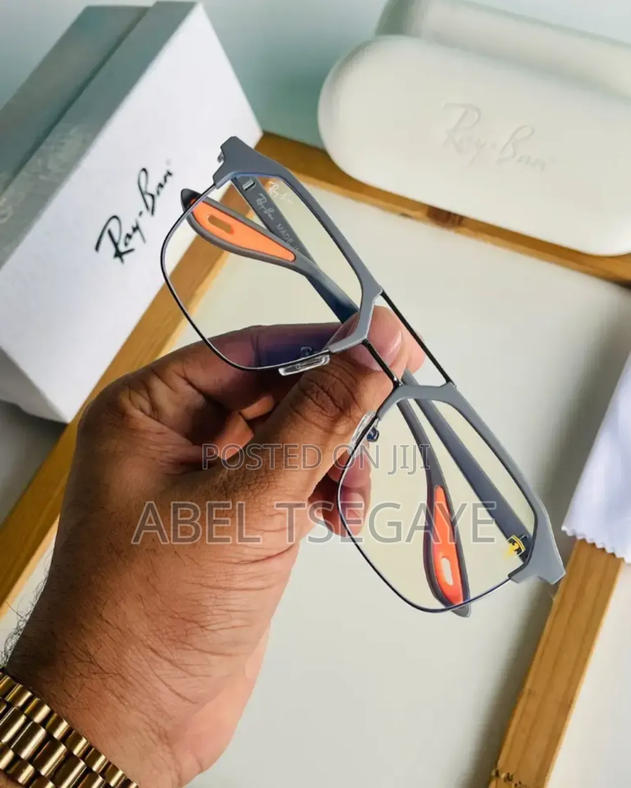 Rayban Ferrari Anti Blue Light Eyeglasses (Computer Eyeglasses)