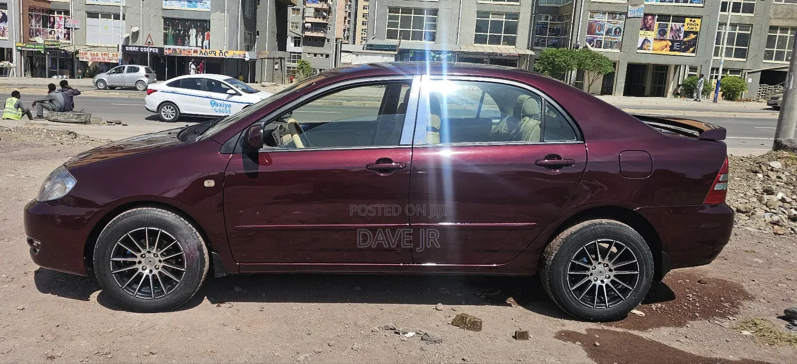 Toyota Corolla Sedan 2003 Burgundy