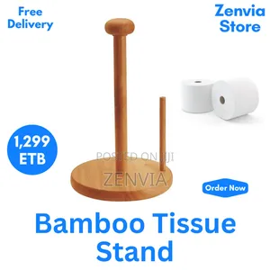 Photo - Bamboo Tissue Stand