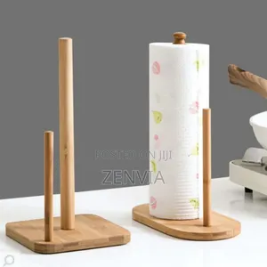 Bamboo Tissue Stand