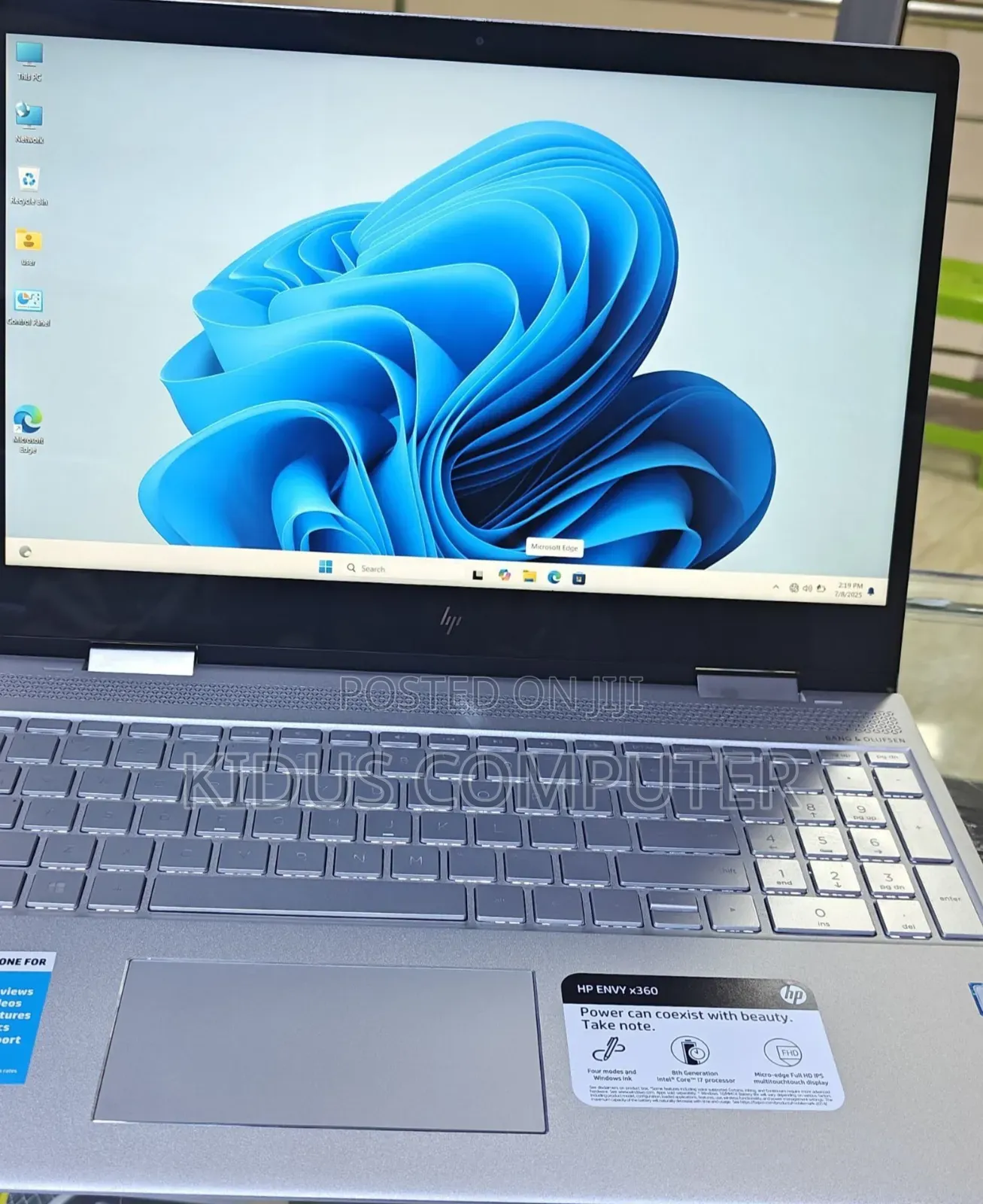 New Laptop HP Envy X360 16GB Intel Core I7 SSD 512GB