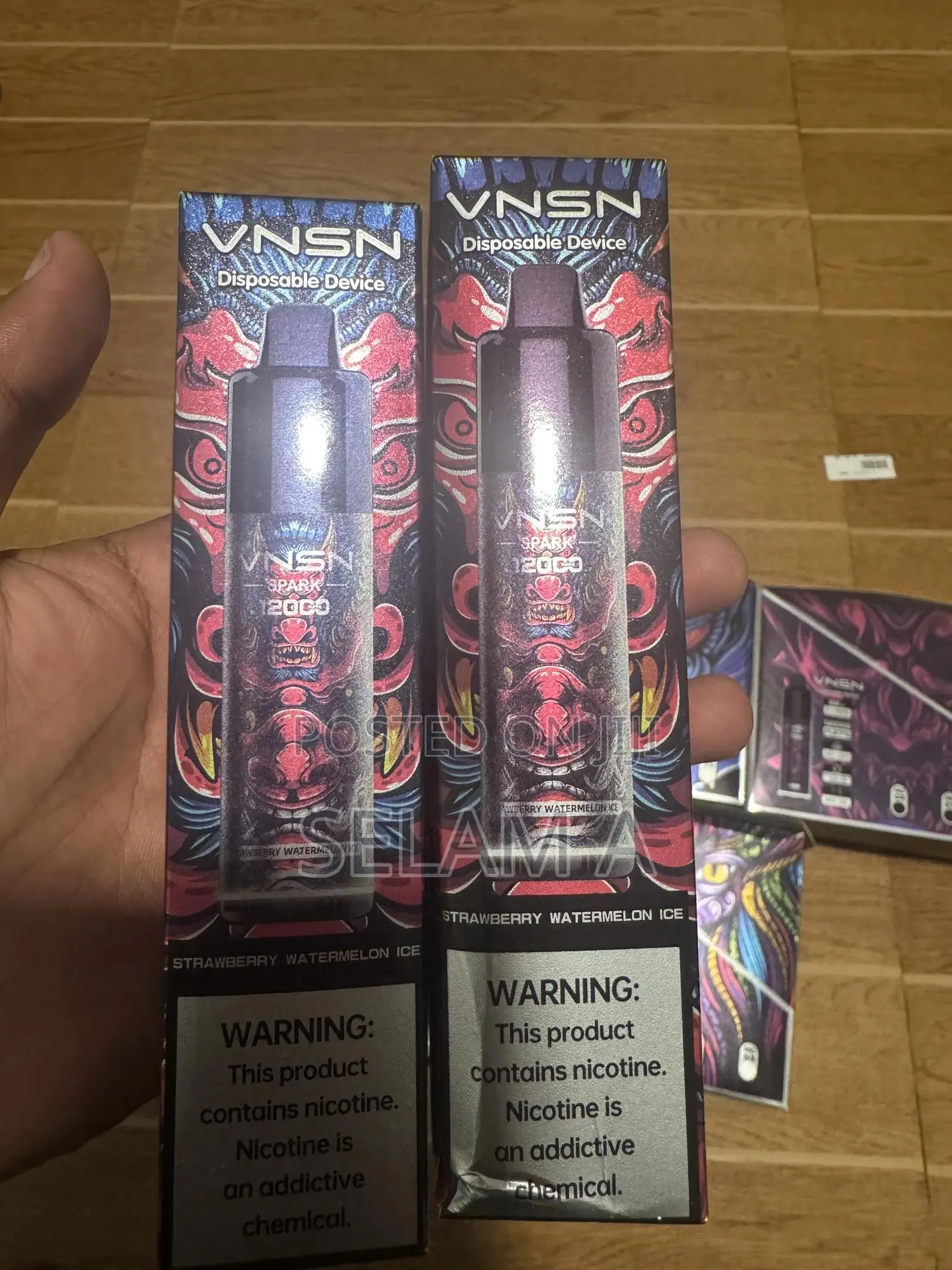 VNSN Strawberry Watermelon Vape 12000 Puff