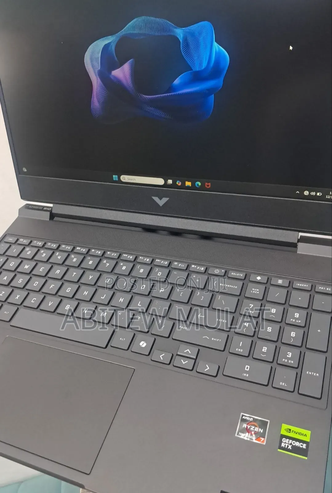 New Laptop HP Victus 15 16GB AMD Ryzen 7 SSD 512GB