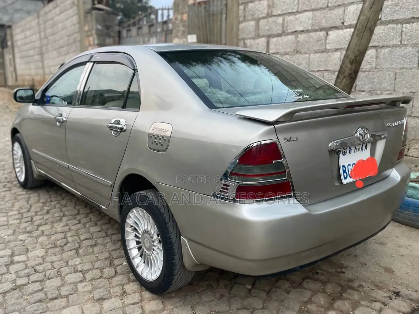 Toyota Corolla Sedan Automatic 2003 Gray