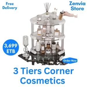 Photo - 3 Tiers Corner Cosmetics Storage Shelf /Free Delivery /