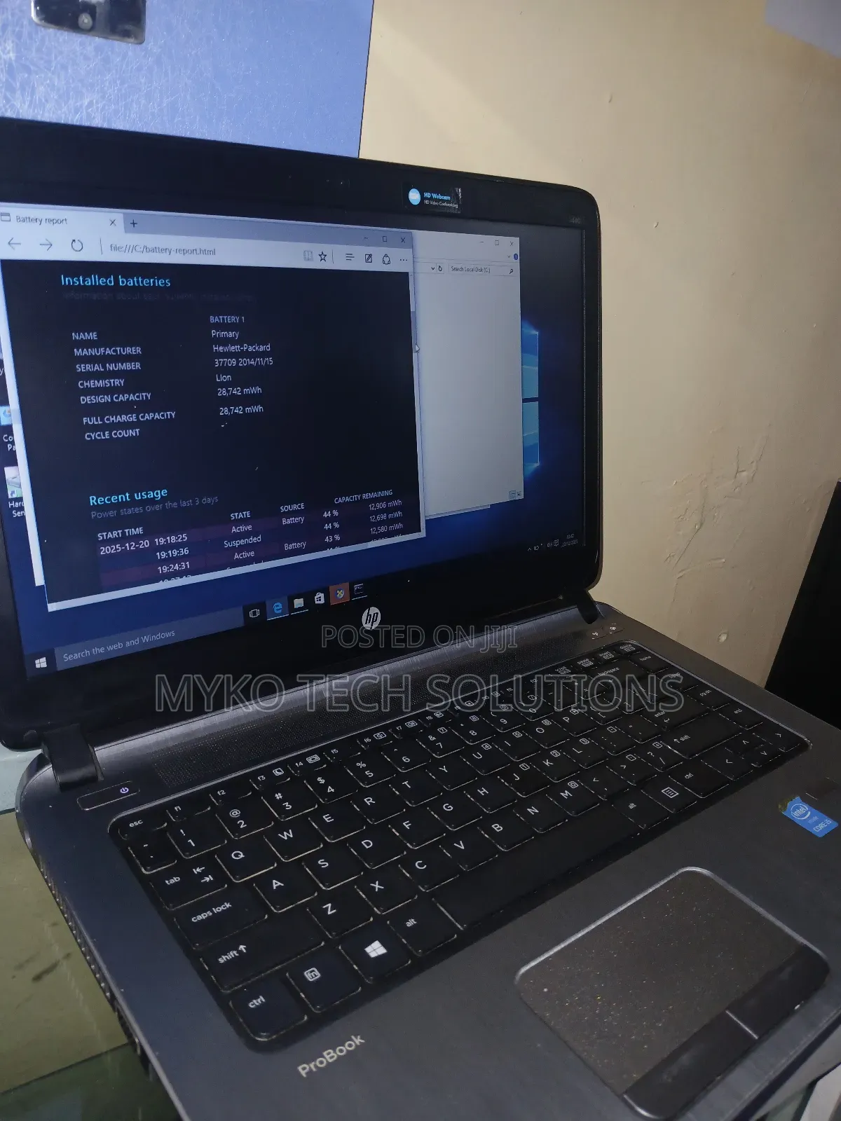 New Laptop HP 240 G2 8GB Intel Core I5 HDD 1T