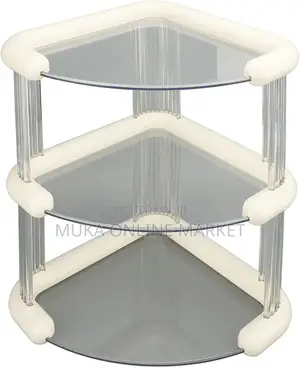 3 Tiers Corner Cosmetics Storage Shelf