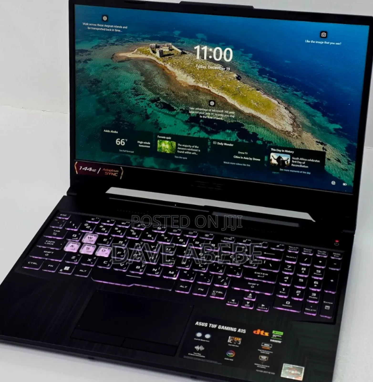 New Laptop Asus TUF Gaming A15 16GB AMD Ryzen 7 SSD 512GB