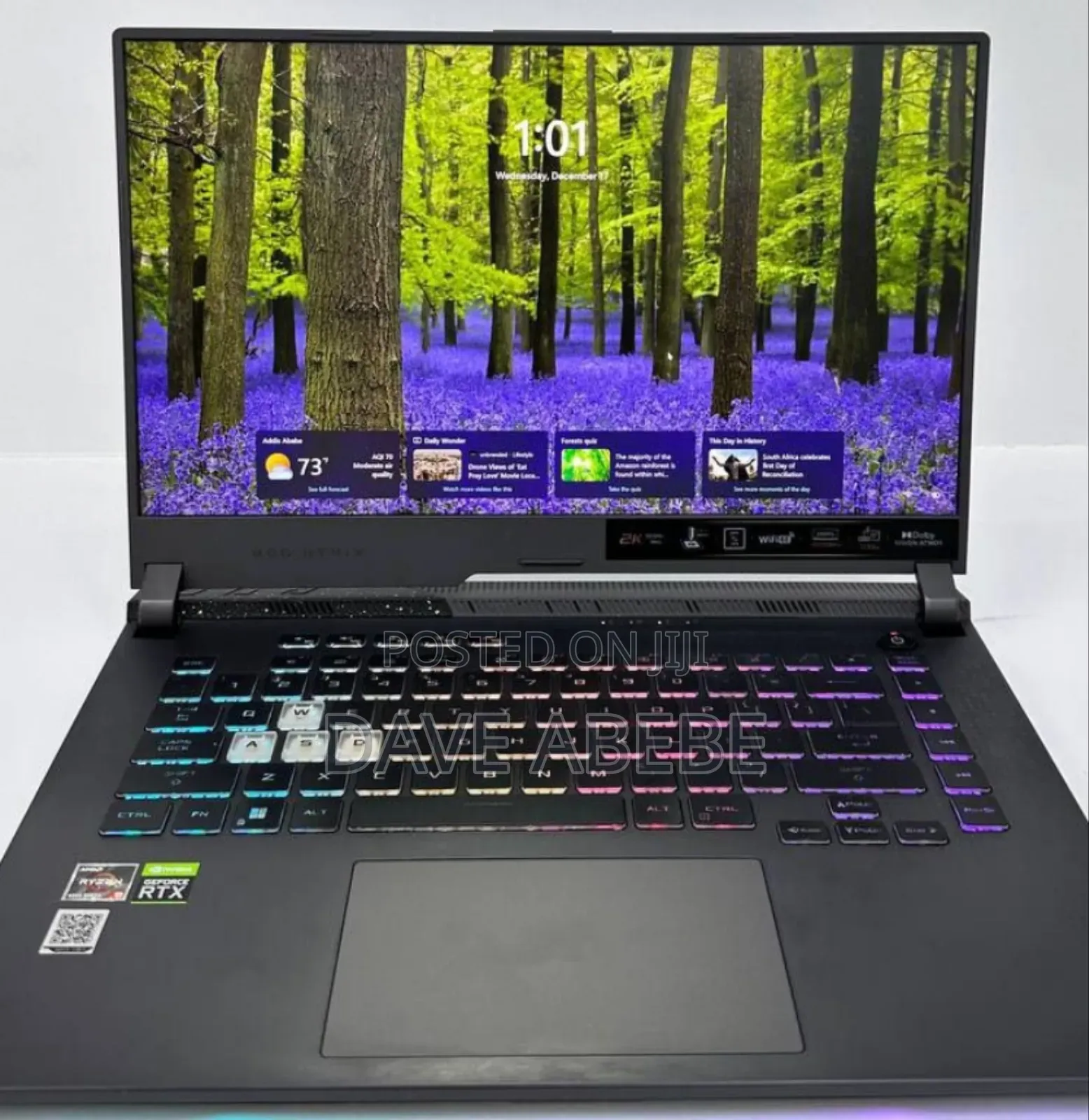 New Laptop Asus ROG Strix G15 16GB Intel Core I9 SSD 512GB