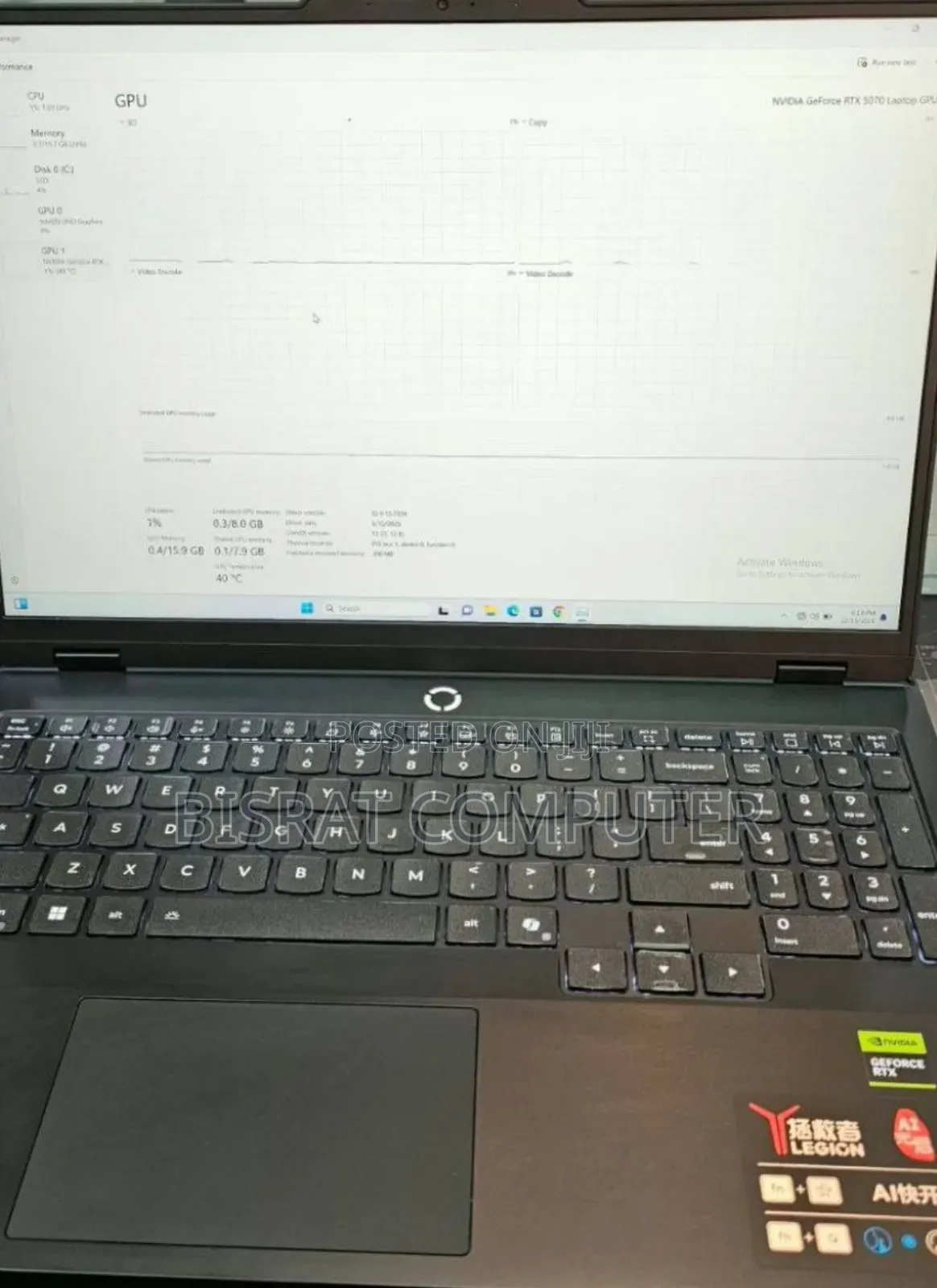 New Lenovo Legion Y7000P IRX9 Gaming Laptop 16GB Intel Core I9 SSD 1T