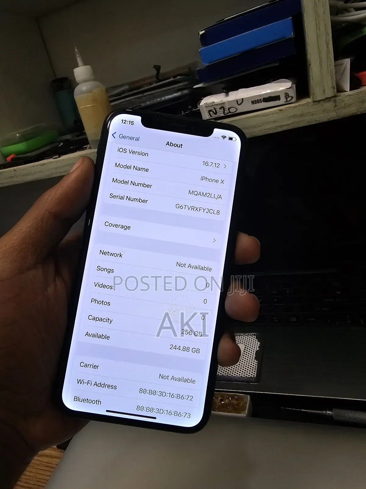 Apple iPhone X 256 GB Black