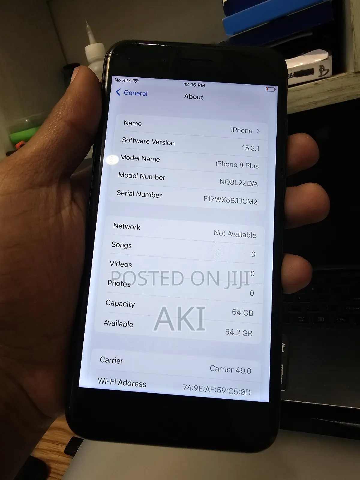 Apple iPhone 8 Plus 64 GB Black