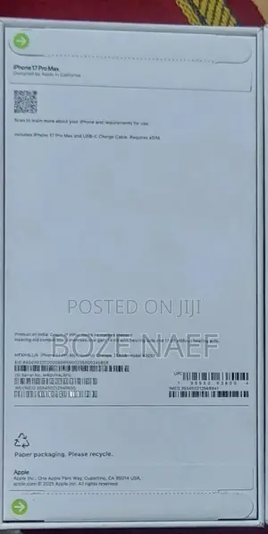 New Apple iPhone 17 Pro Max 256 GB Orange