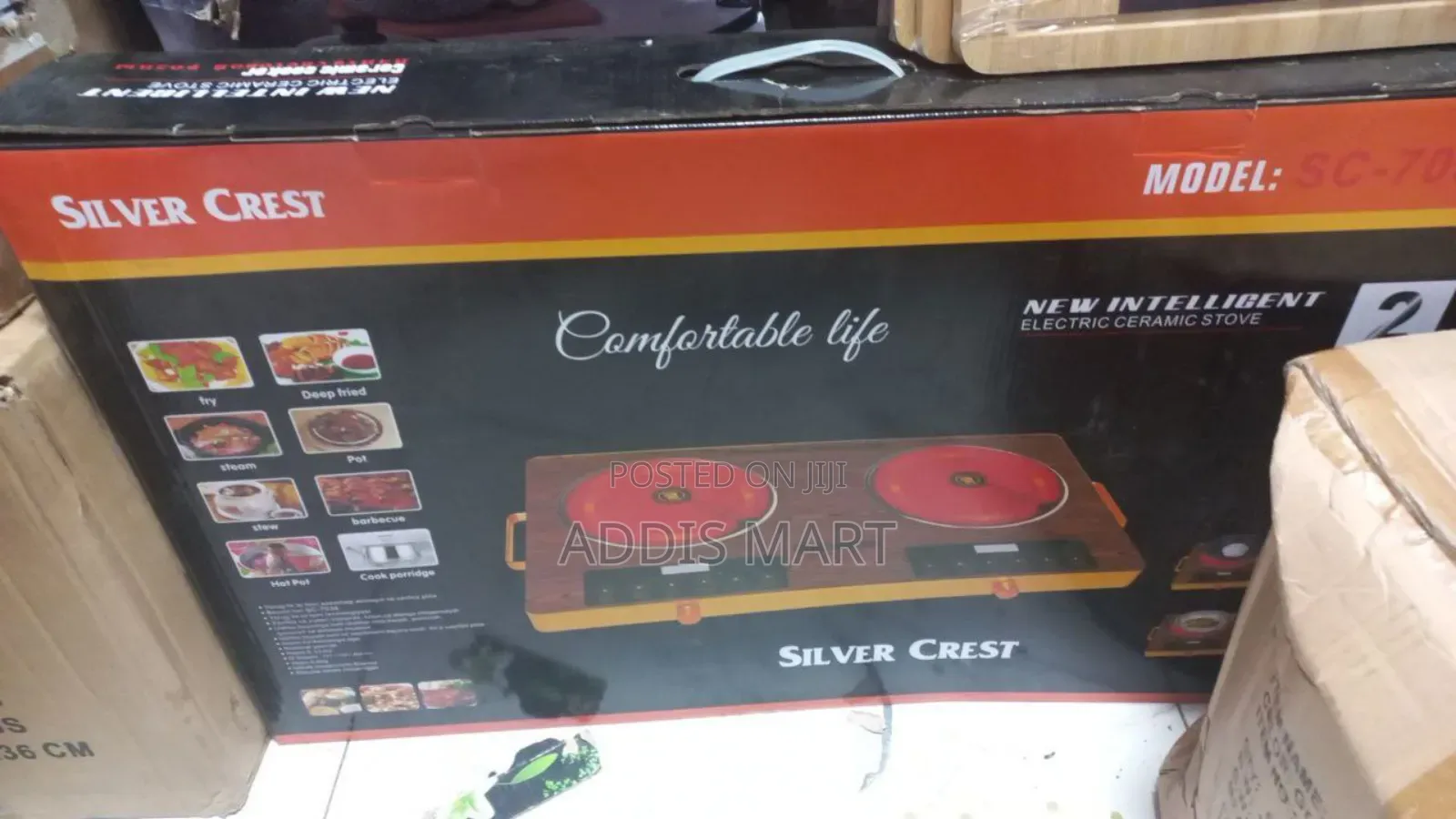 Silver Crest Touch Technology Electric Stove