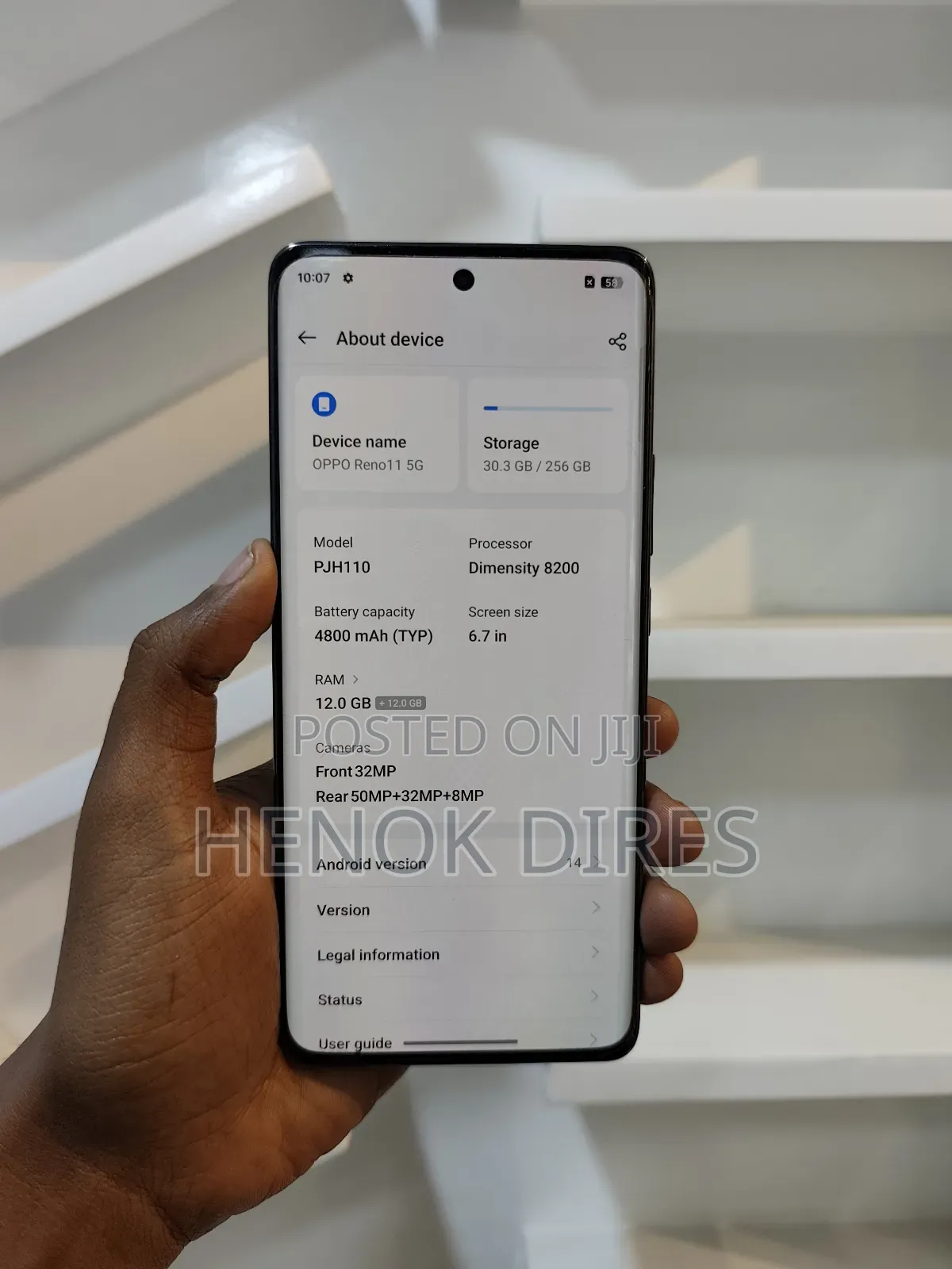 New Oppo Reno11 5G 256 GB