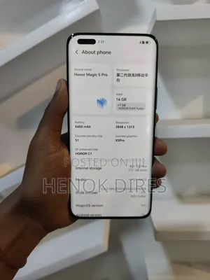 New Honor Magic5 Pro 512 GB Black