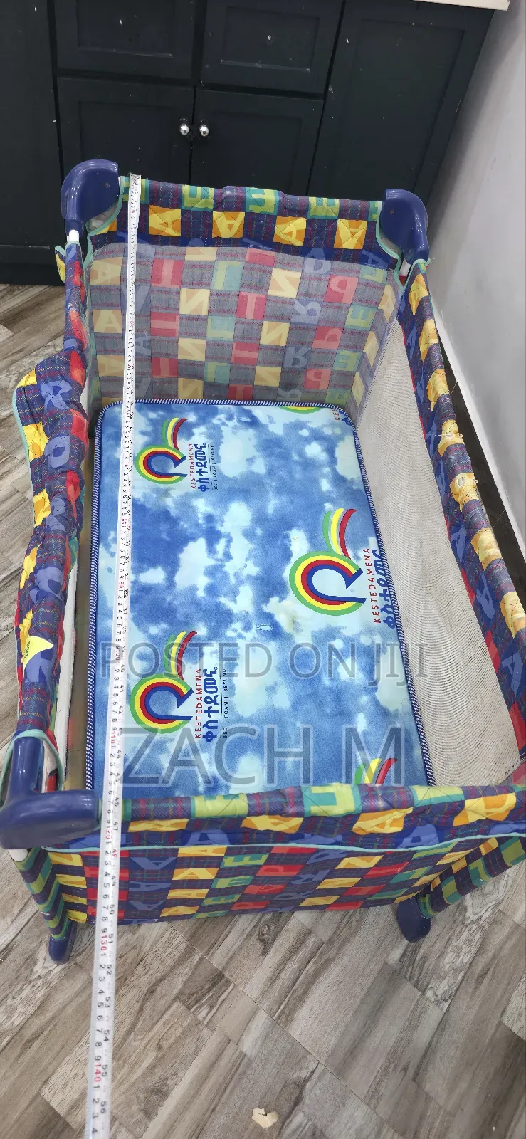 (Used)ተጣጣፊ የ ልጆች አልጋ (Foldable Kids Bed)