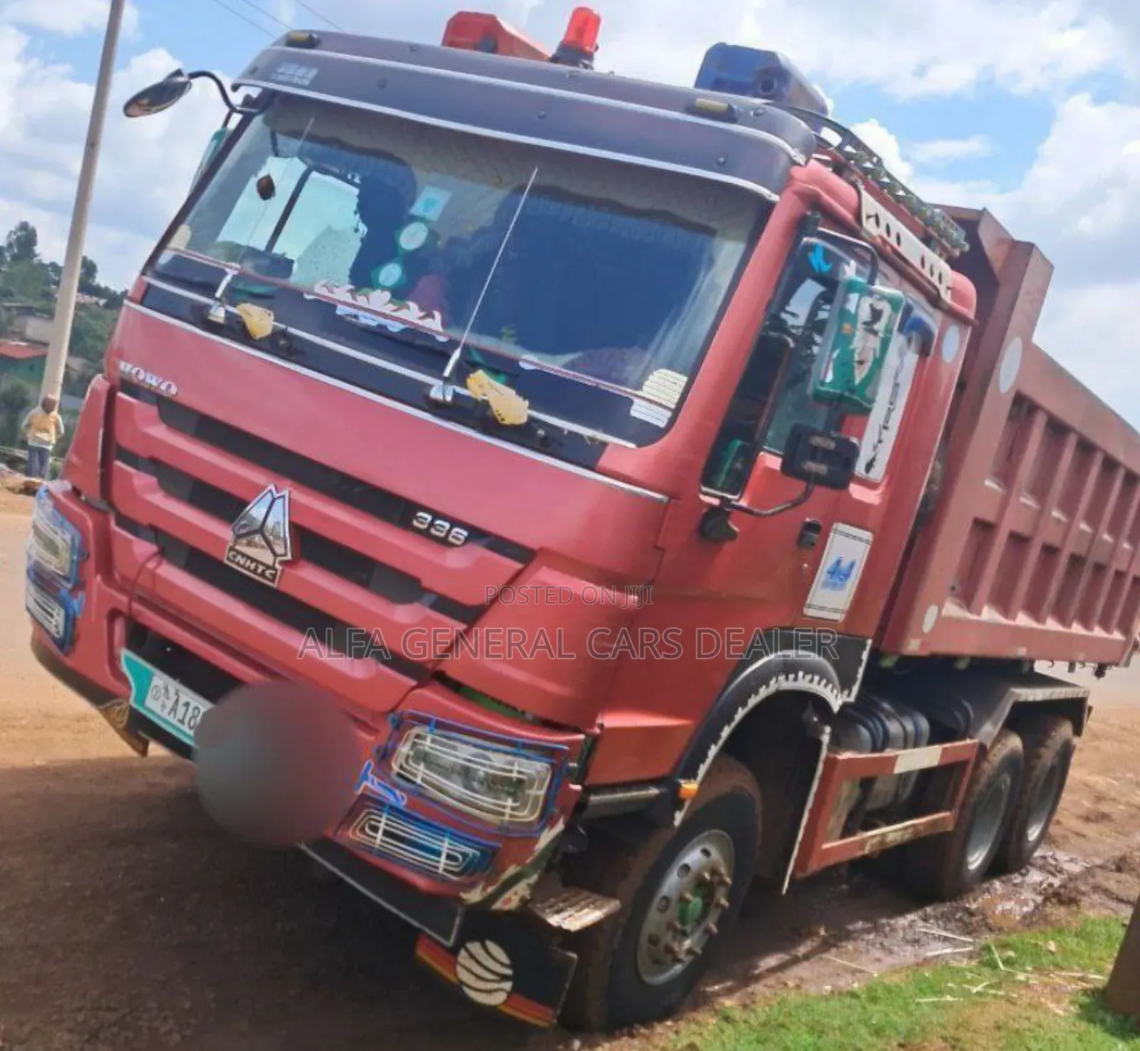 2022 ሞዴል ሲኖ ገልባጭ በ 336 a-18 ታርጋ