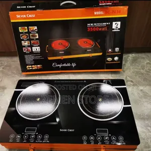 Photo - Silver Crest Double Burner Electric Ceramic Stove Sc-7038 – 3500w