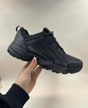 New Arrival Black Colombia Water Proof Fashion Shoes