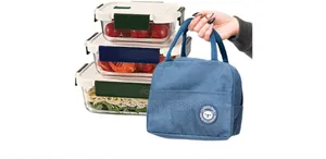 3pcs Lunch Box With Lunch Bag