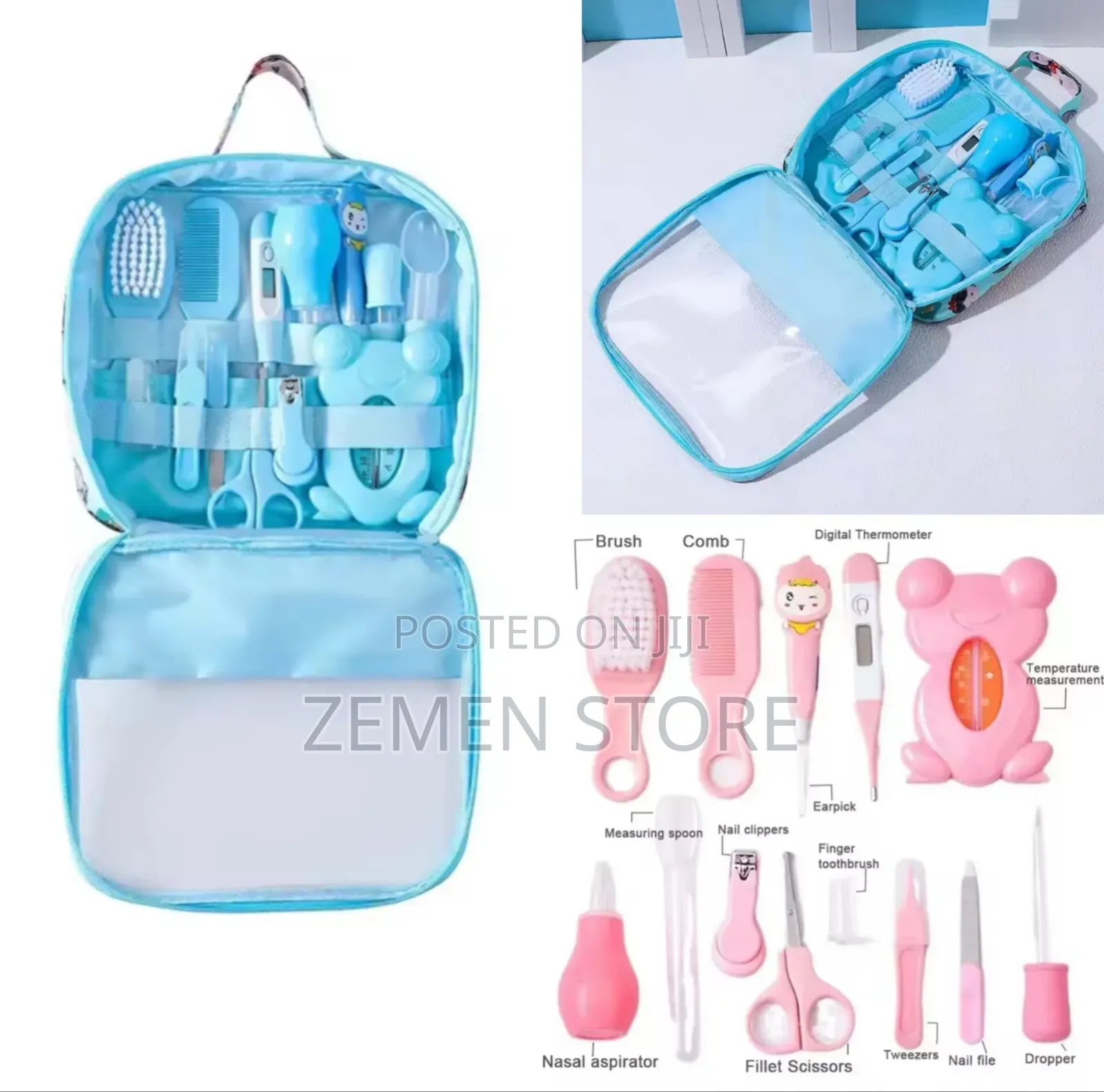 13-Piece Newborn Baby Grooming Health Care Kit Essential Travel Set
