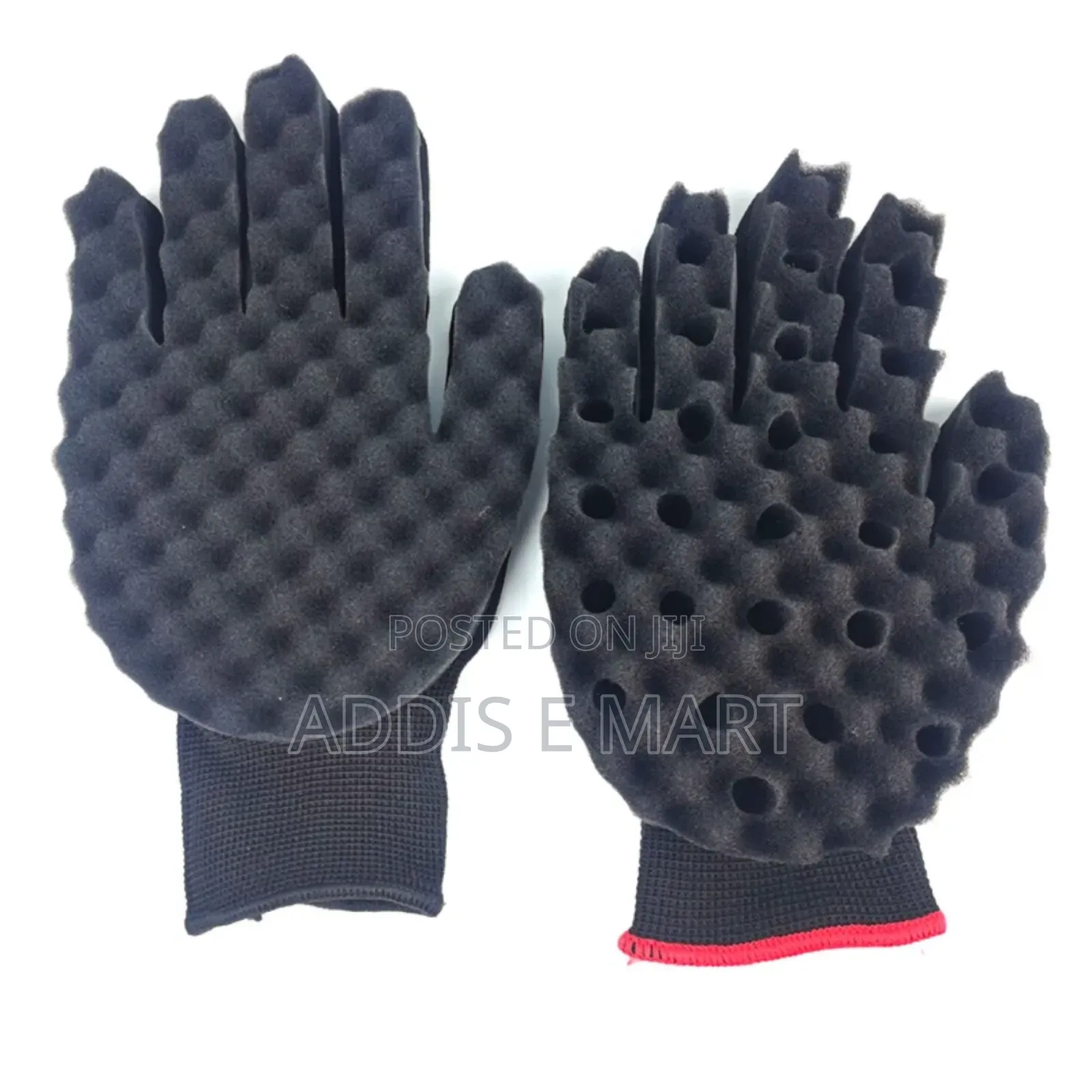 Hair Curl Sponge Gloves