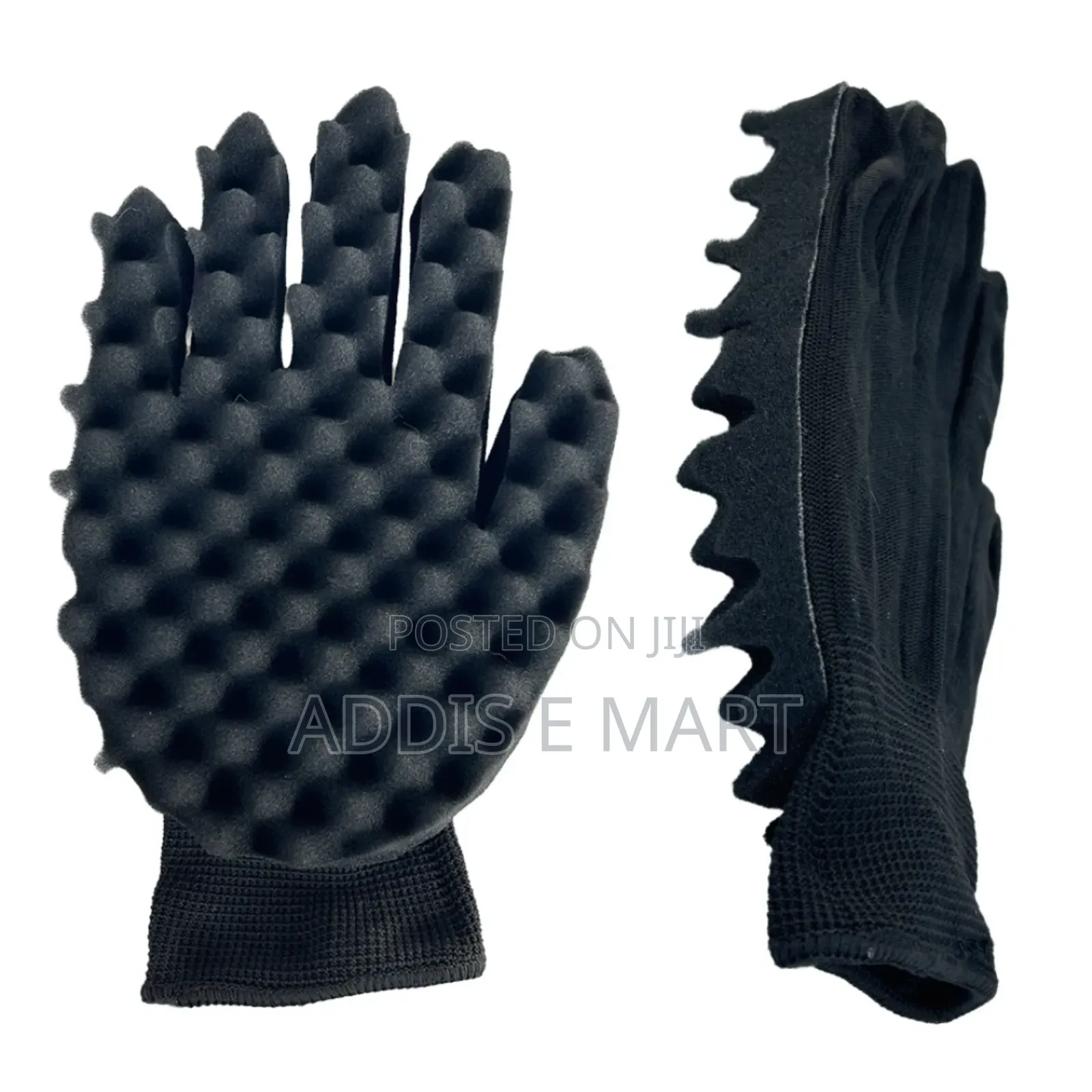Hair Curl Sponge Gloves