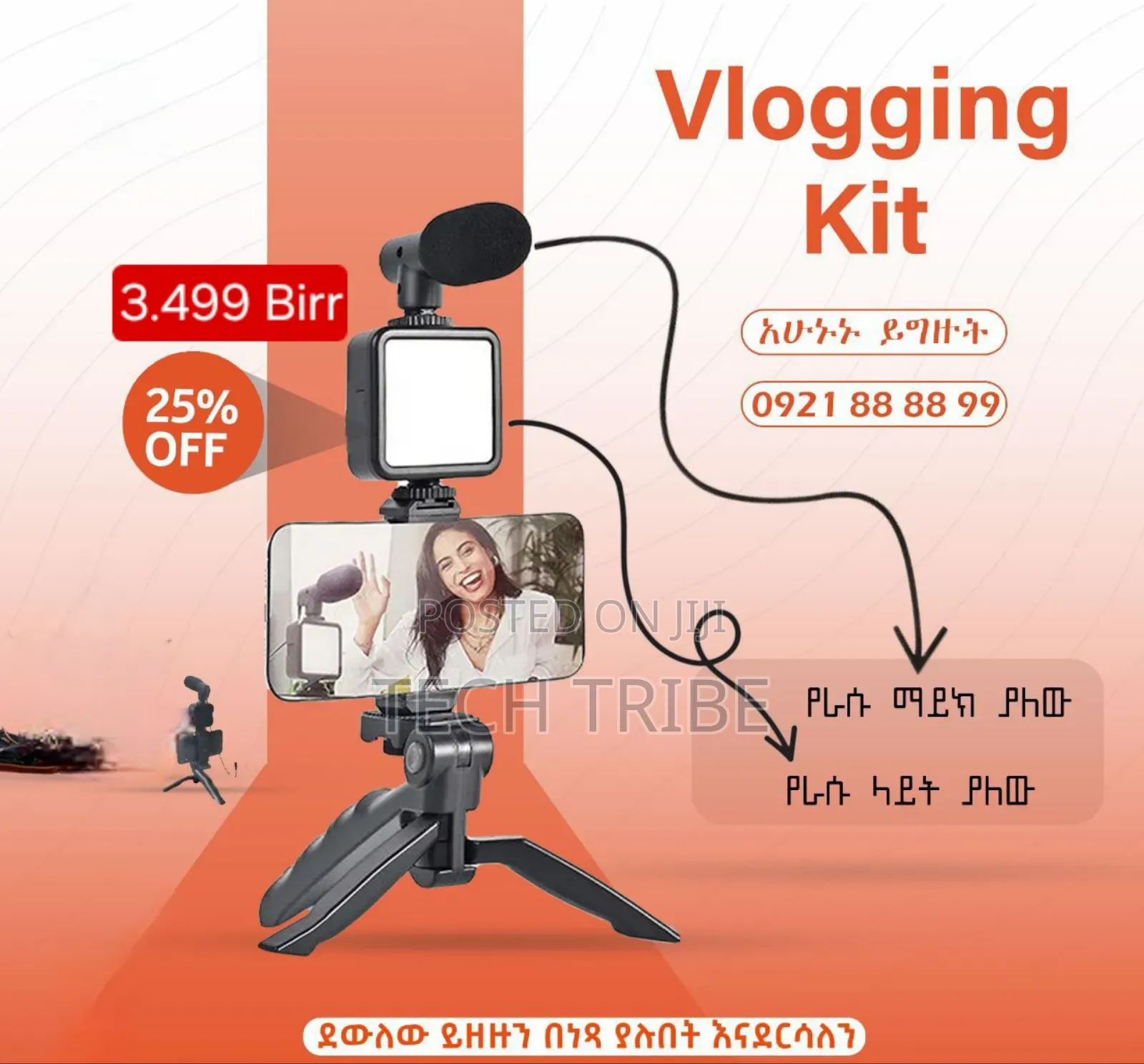Original Vlogging Kit Video Recording Equipment