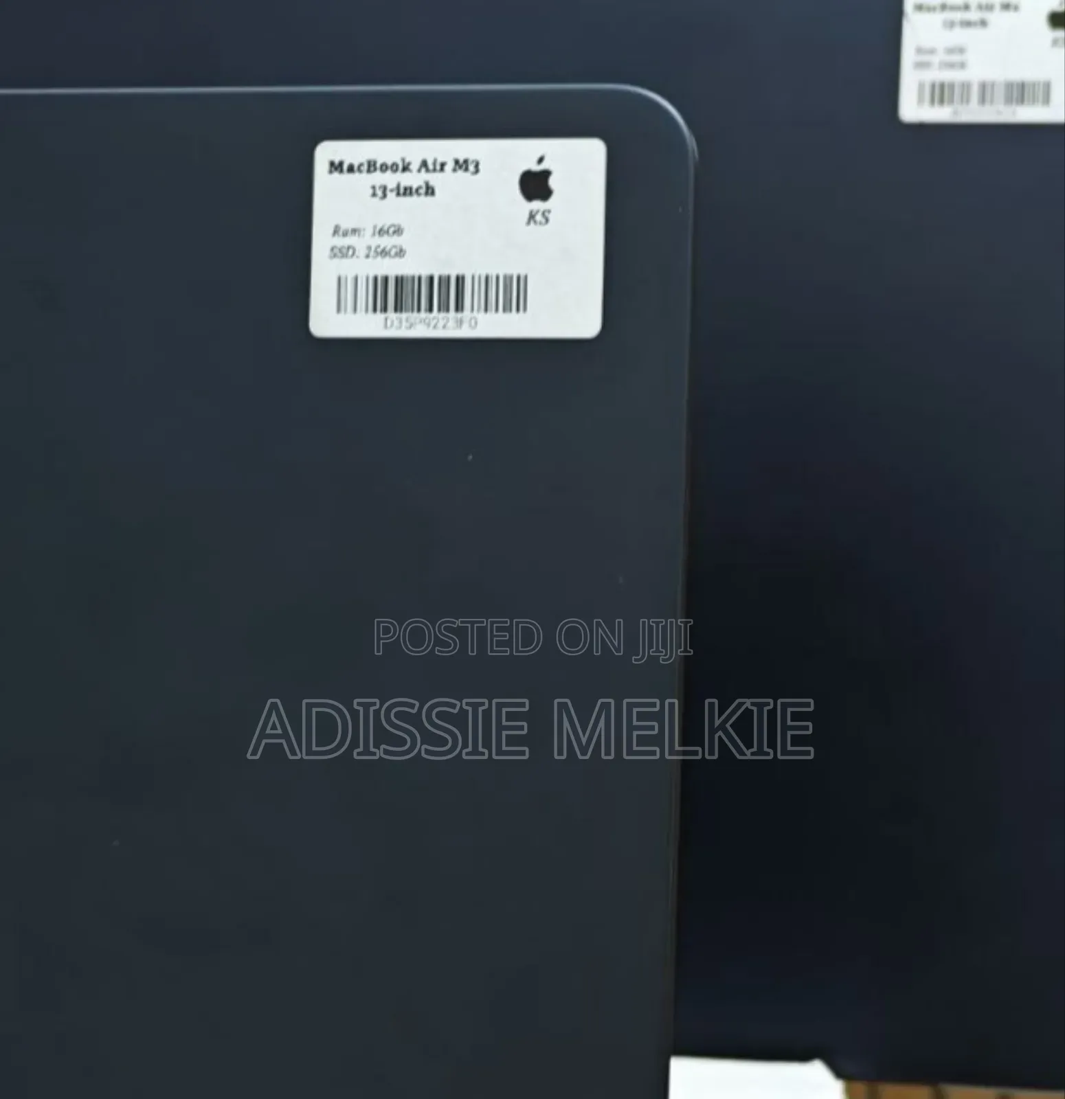 New Laptop Apple MacBook Air 2024 M3 13-Inch 8GB Apple M3 SSD 256GB