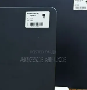 New Laptop Apple MacBook Air 2024 M3 13-Inch 8GB Apple M3 SSD 256GB