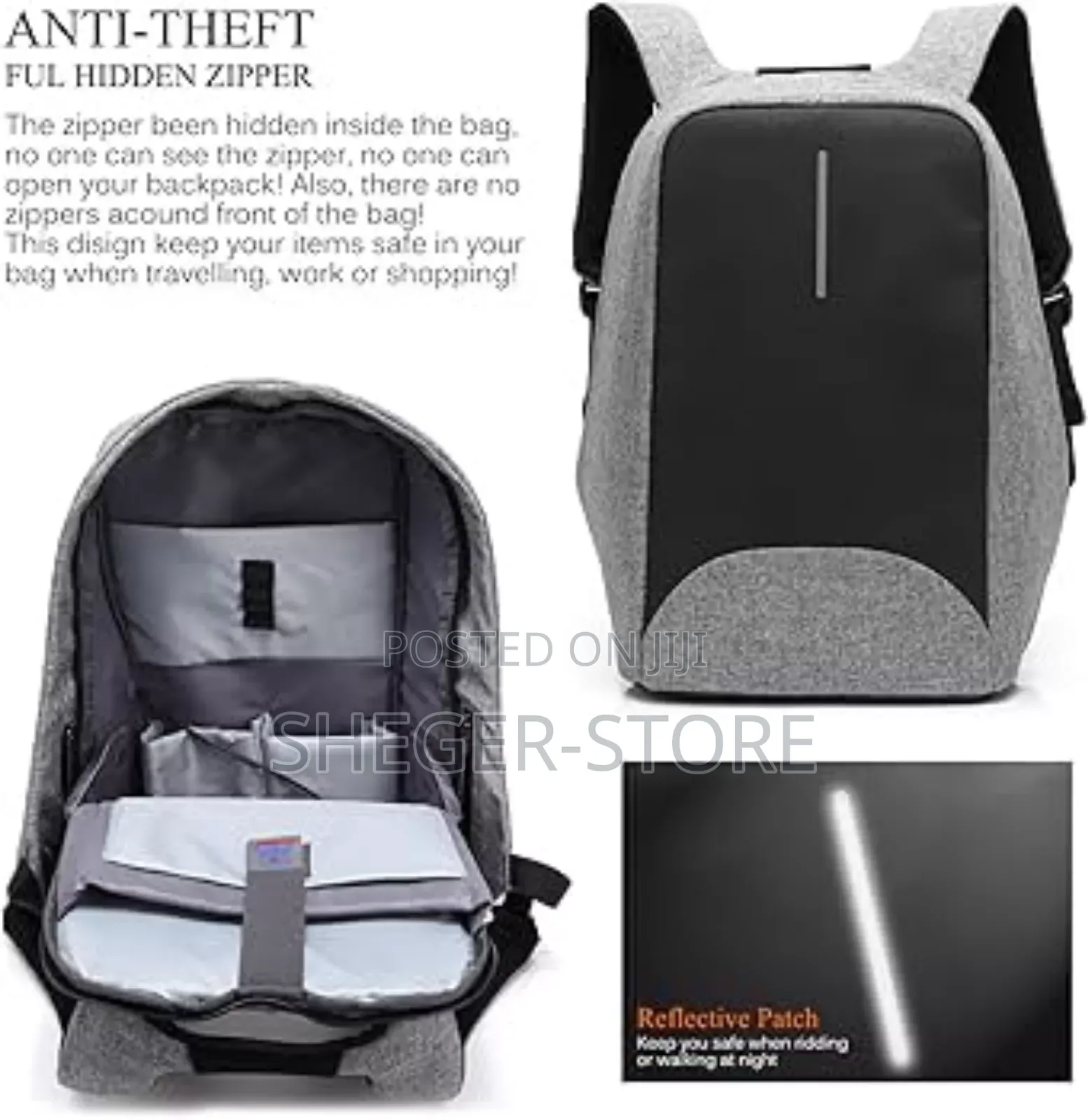 Orginal Anti-Theft Backpack With Usb Charging Port