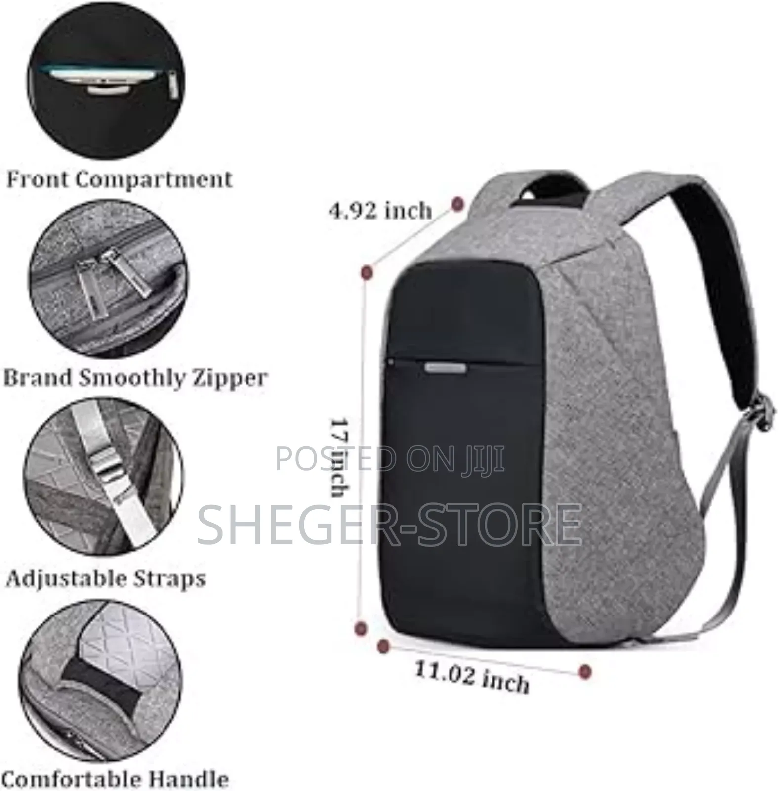 Orginal Anti-Theft Backpack With Usb Charging Port