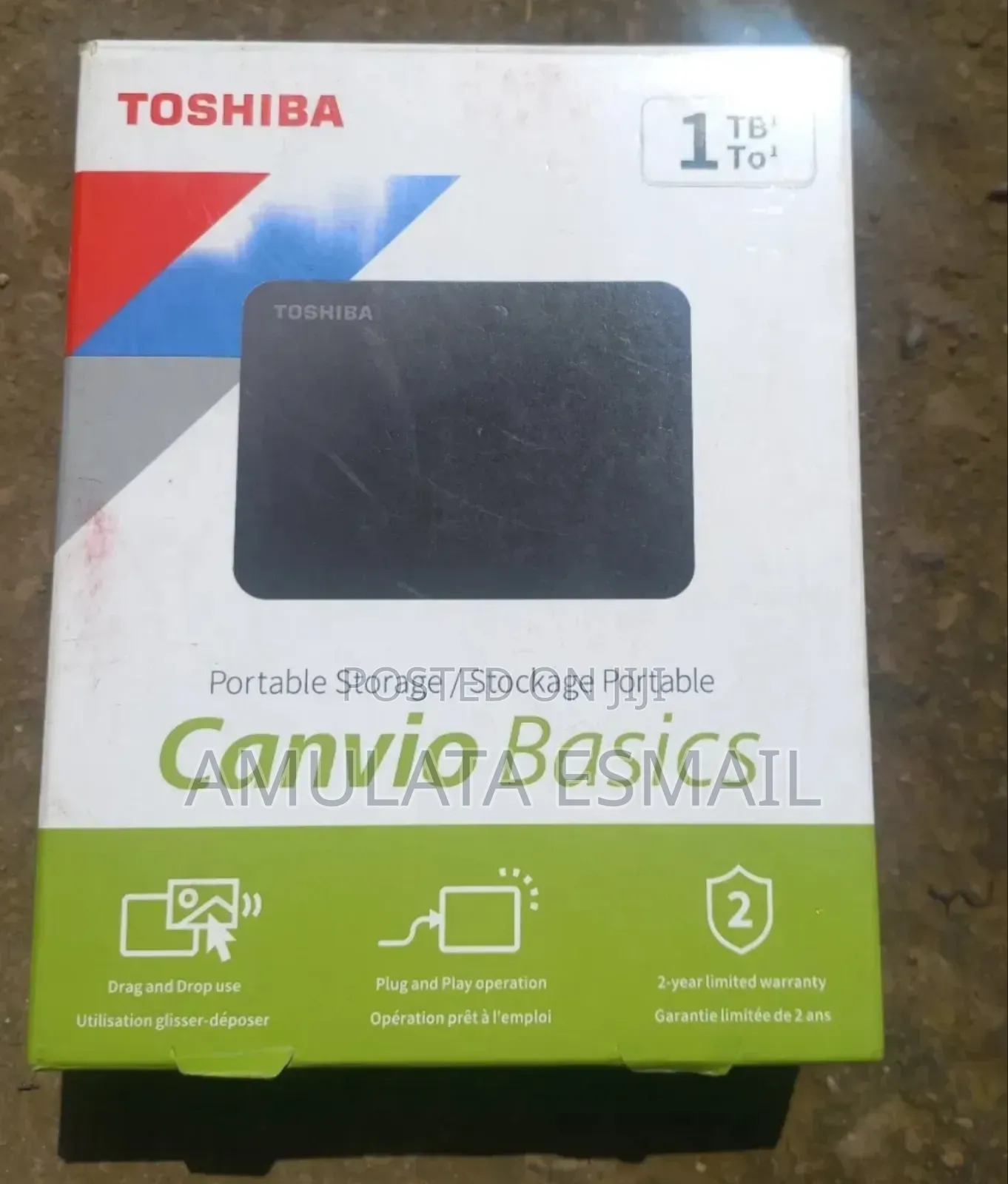 Toshiba 1tb External Hard Disk