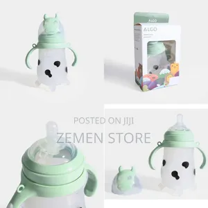 Photo - Algo 330ml Bpa-free Baby Feeding Bottle – Anti-colic Silicone Nipple