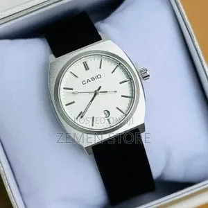 Photo - Casio Classic Analog Watch – Minimalist Design With Silicone Strap