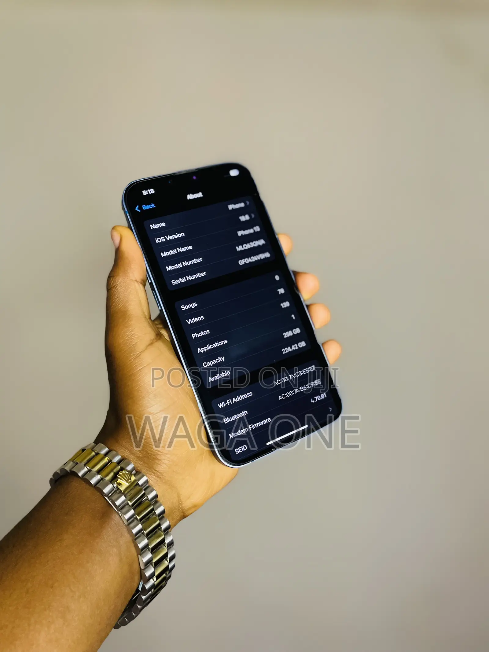 New Apple iPhone 13 256 GB Blue