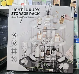 Light Luxury' 3-tier Corner Storage Rack