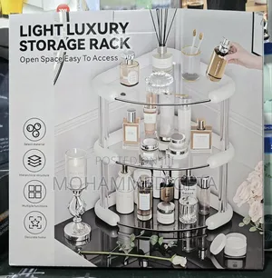 Light Luxury' 3-tier Corner Storage Rack