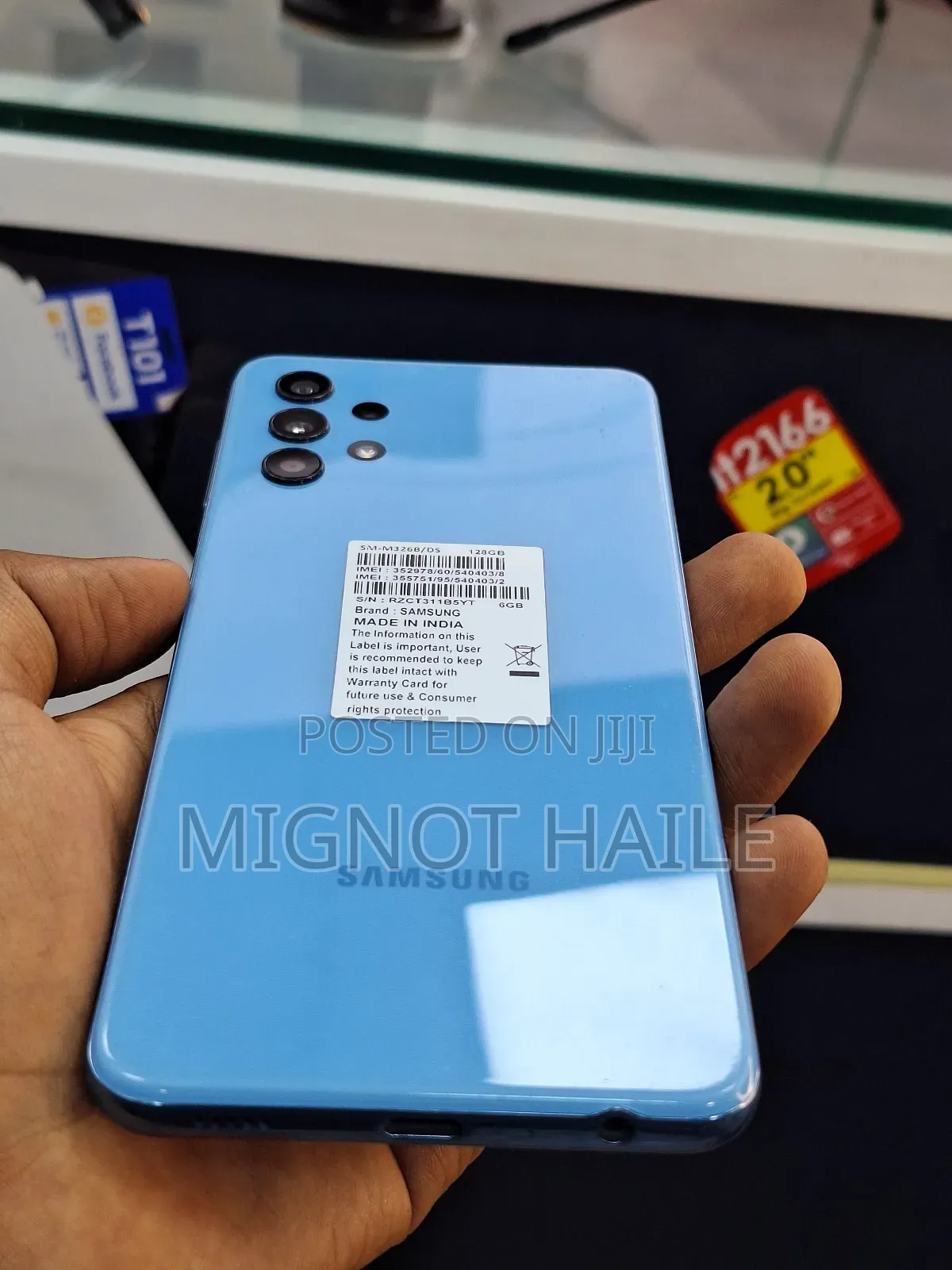 New Samsung Galaxy M32 5G 128 GB Blue