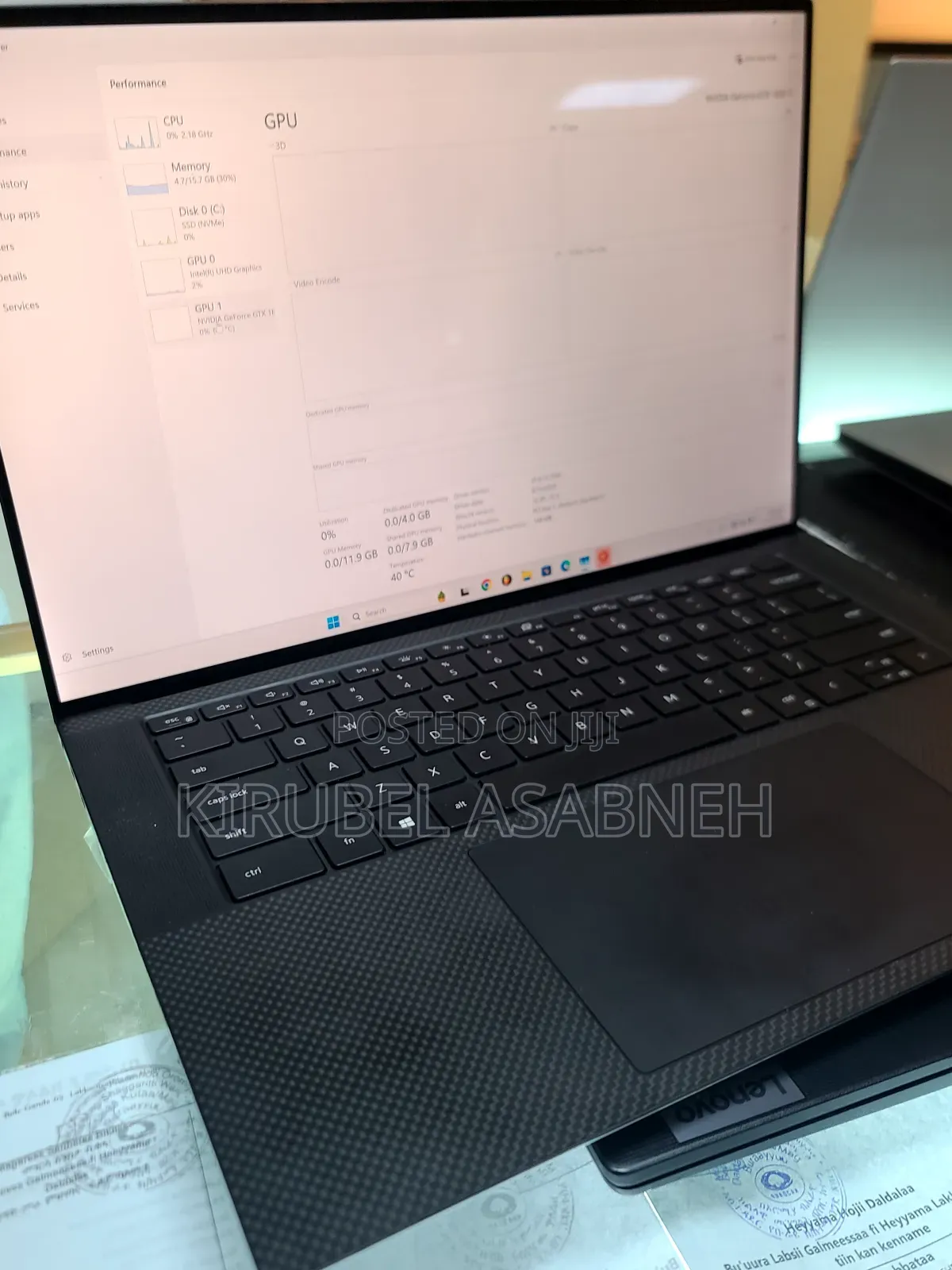 New Laptop Dell XPS 15 16GB Intel Core I7 SSD 750GB