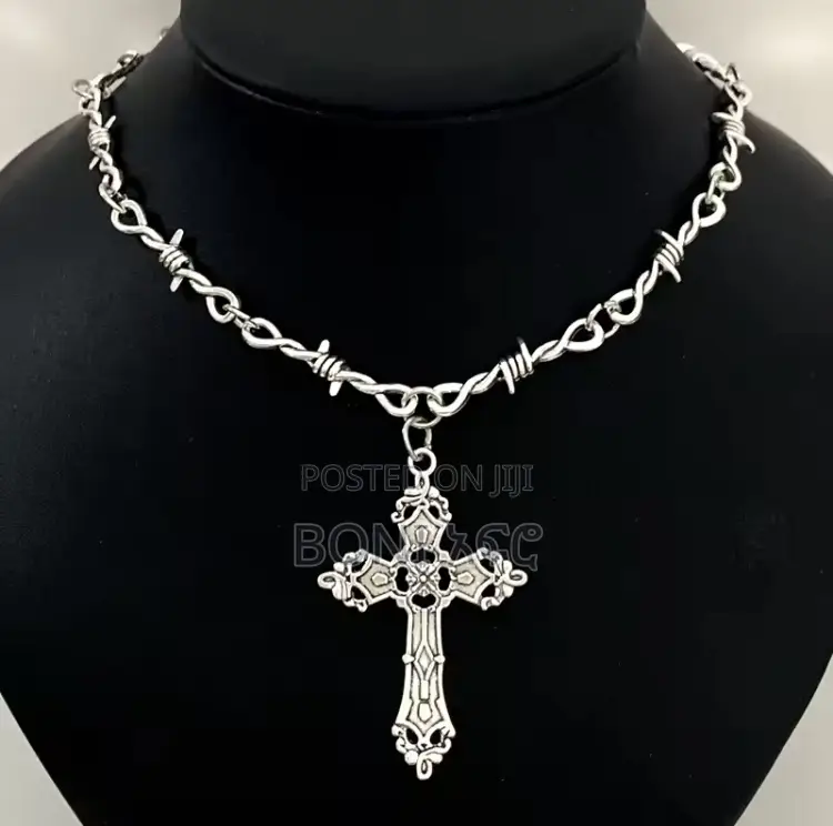 Cross Choker Necklace